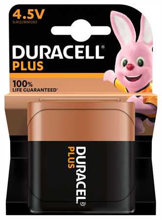 Duracell Plus 4,5V alkaliskt 10x1-p